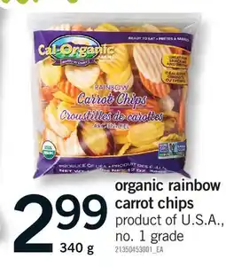 Fortinos ORGANIC RAINBOW CARROT CHIPS offer