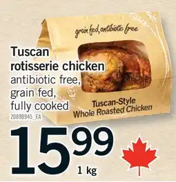 Fortinos TUSCAN ROTISSERIE CHICKEN offer