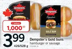 Fortinos DEMPSTER'S GOLD BUNS, 426/528 g offer