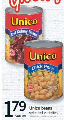 Fortinos UNICO BEANS offer