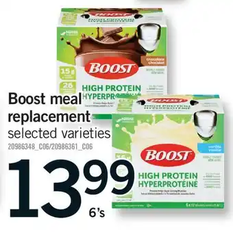 Fortinos BOOST MEAL REPLACEMENT, 6'S offer