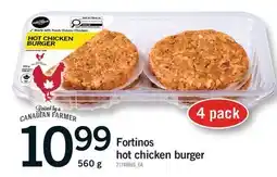 Fortinos FORTINOS HOT CHICKEN BURGER offer