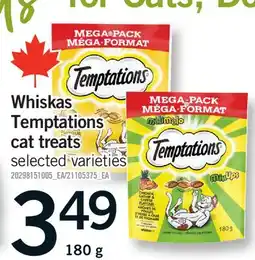 Fortinos WHISKAS TEMPTATIONS CAT TREATS offer