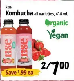 Farm Boy Rise Kombucha offer