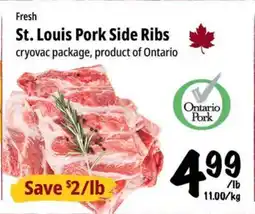 Farm Boy Fresh St. Louis Pork Side Ribs offer