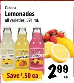 Farm Boy Cabana Lemonades offer