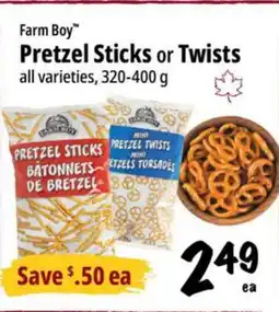 Farm Boy Farm Boy Pretzel Sticks or Twists offer