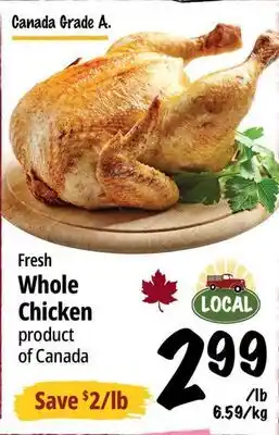Farm Boy Fresh Whole LOCAL Chicken offer