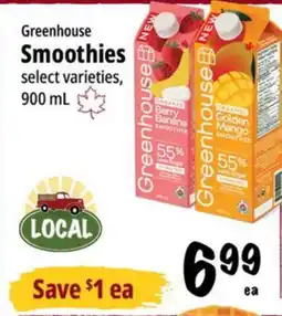 Farm Boy Greenhouse Smoothies offer