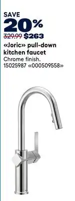 RONA Moen Joric pull-down kitchen faucet offer