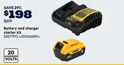 RONA DEWALT Battery and charger starter kit offer