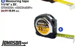 RONA Johnson Measuring tape 1-1/16 x 33' offer