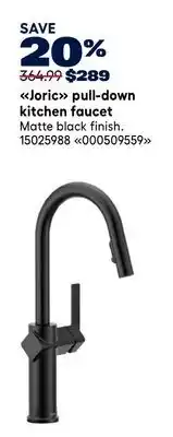 RONA MOEN Joric pull-down kitchen faucet offer