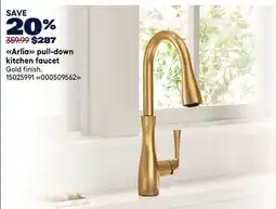 RONA Moen Arlia pull-down kitchen faucet offer