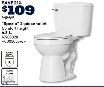 RONA Spezia 2-piece toilet offer