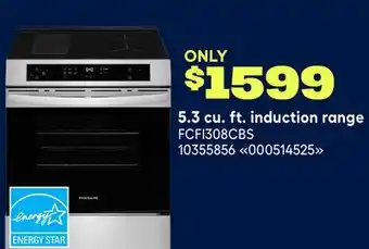 RONA Frigidaire 5.3 cu. ft. induction range offer