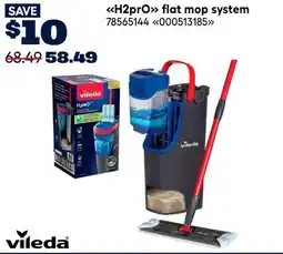 RONA Vileda H2prO flat mop system offer