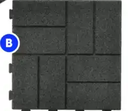 RONA GROUNDSMART 16 x 16, black rubber lawn edging, pavers and mulch offer