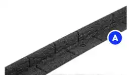RONA 4', black GROUNDSMART rubber lawn edging, pavers and mulch offer
