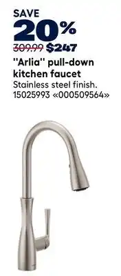 RONA MOEN Arlia pull-down kitchen faucet offer