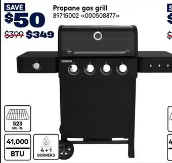 RONA Propane gas grill offer