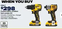 RONA DEWALT 2-piece MAX cordless tool combo kit offer