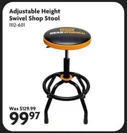 Home Hardware Adjustable Height Swivel Shop Stool offer