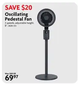 Home Hardware Oscillating Pedestal Fan offer