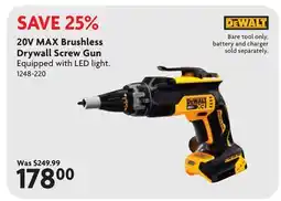 Home Hardware 20V MAX Brushless Drywall Screw Gun offer