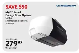 Home Hardware MyQ Smart Garage Door Opener offer