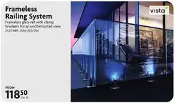 Home Hardware Frameless Railing System offer