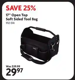Home Hardware 17 Open Top Soft Sided Tool Bag offer