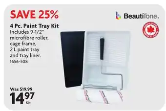 Home Hardware 4 Pc. Paint Tray Kit offer