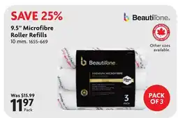 Home Hardware 9.5 Microfibre Roller Refills offer