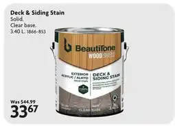 Home Hardware Deck & Siding Stain offer