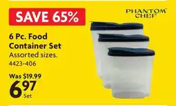 Home Hardware 6 Pc. Food Container Set offer