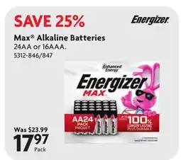 Home Hardware Max Alkaline Batteries offer