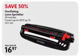 Home Hardware Oscillating Lawn Sprinkler offer