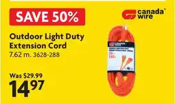 Home Hardware Outdoor Light Duty Extension Cord offer