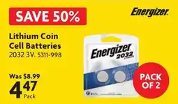 Home Hardware Lithium Coin Cell Batteries offer