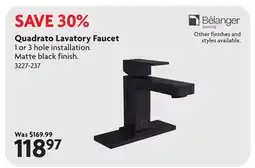 Home Hardware Quadrato Lavatory Faucet offer