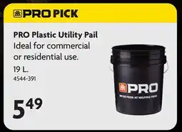 Home Hardware PRO Plastic Utility Pail offer