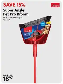 Home Hardware Super Angle Pet Pro Broom offer