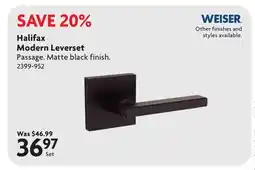Home Hardware Halifax Modern Leverset offer
