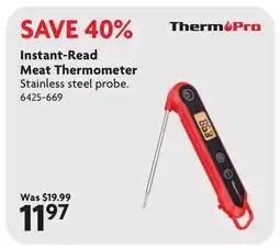 Home Hardware Instant-Read Meat Thermometer offer