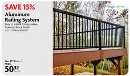 Home Hardware Aluminum Railing System offer