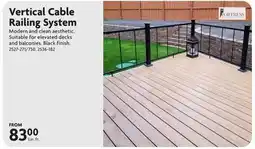 Home Hardware Vertical Cable Railing System offer