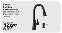 Home Hardware Edwyn Pull Down Kitchen Faucet offer