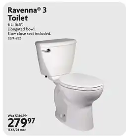 Home Hardware Ravenna 3 Toilet offer