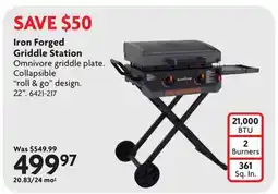 Home Hardware Iron Forged Griddle Station offer